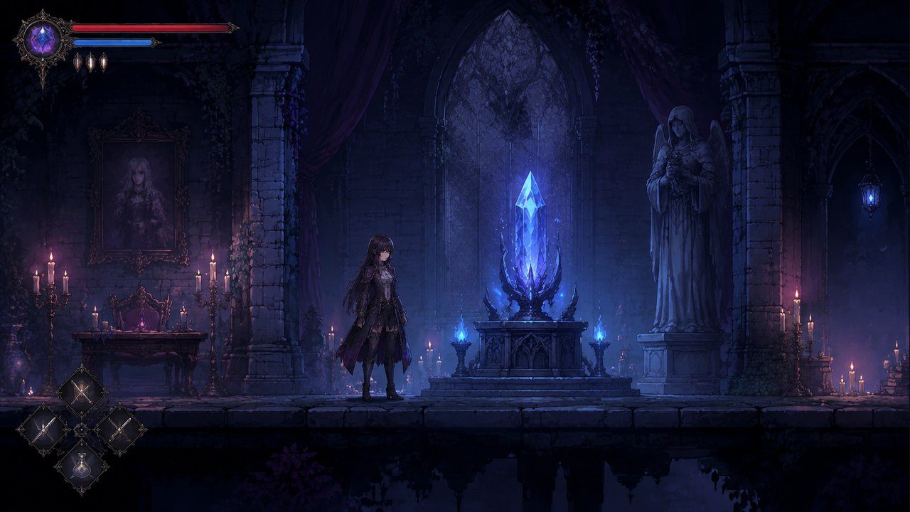 哥特少女勇闯恶魔城2 恶魔城式探索 展示图 6